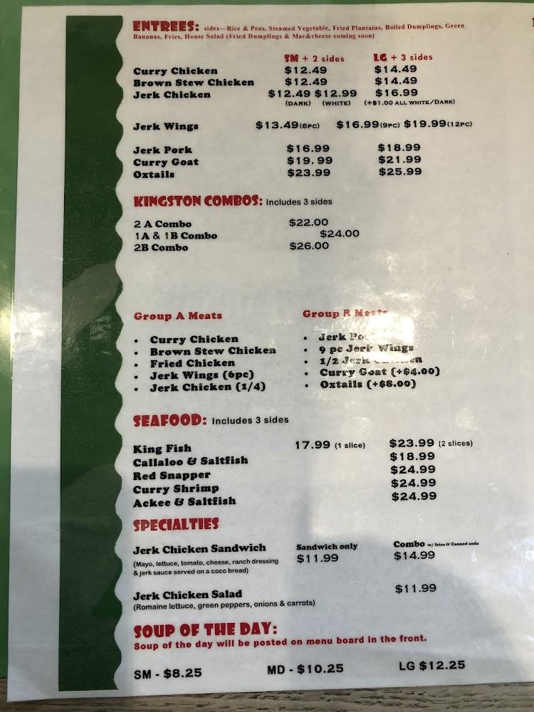 Kingston Arbor Menu image 2